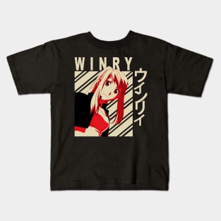 Winry Rockbell Vintage Art Kids T-Shirt